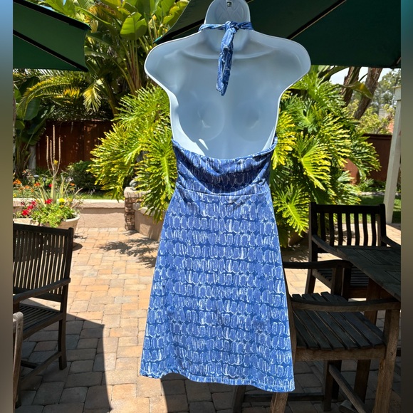 Susana Monaco Blue Halter Dress - Picture 10 of 13